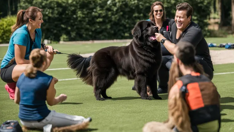 Socialização do cachorro Terra Nova