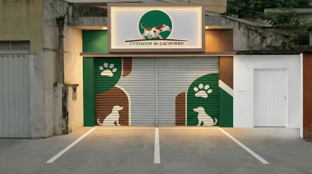 Fachada do Hotel para Cachorro no Butantã, espaço especializado em hospedagem e creche para cães na Zona Oeste de São Paulo.