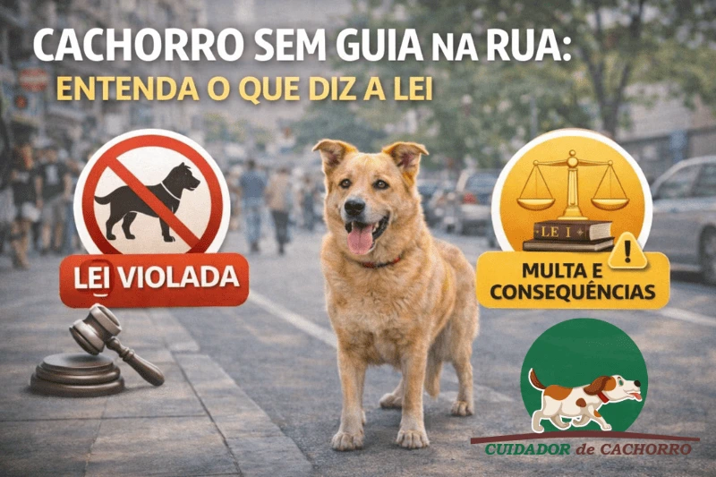 Cachorro Sem Guia na Rua: Entenda o Que Diz a Lei