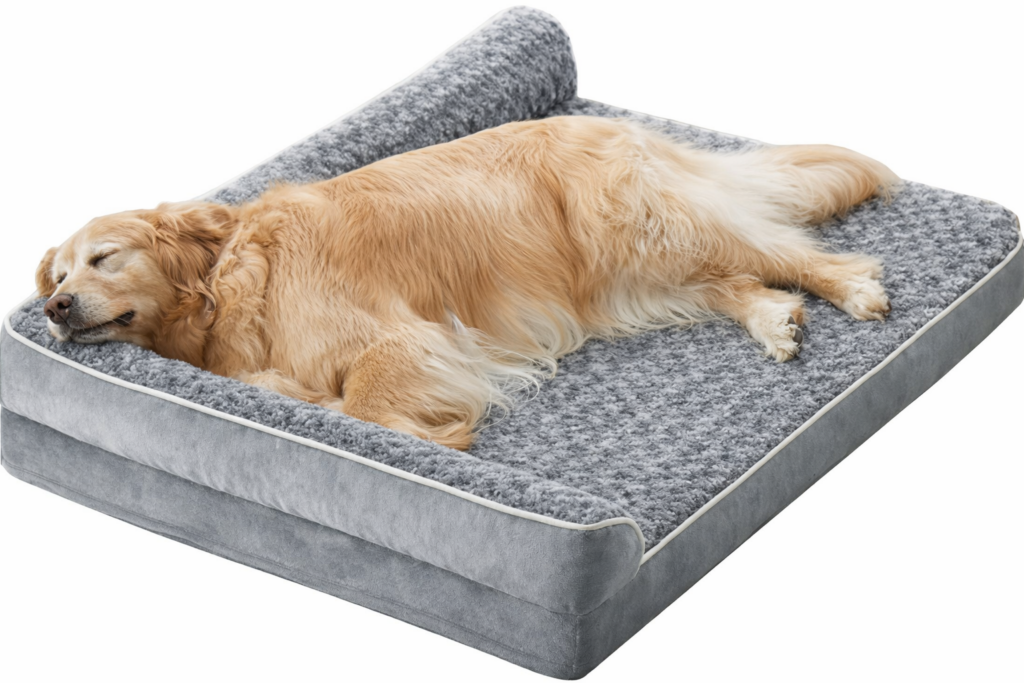 Cama para cachorro com capa removível fácil de lavar e limpar