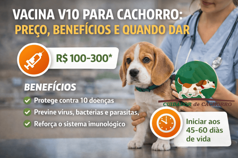 Vacina V10 para Cachorro: Preço, Benefícios e Quando Dar
