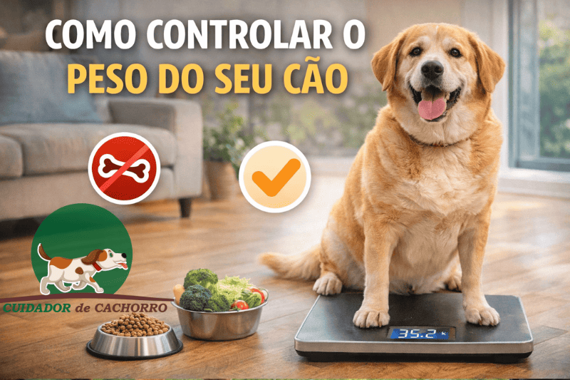 Controle do peso do cão de forma eficaz