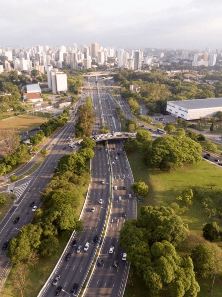 Bairro Aclimação em São Paulo com área residencial arborizada e parque