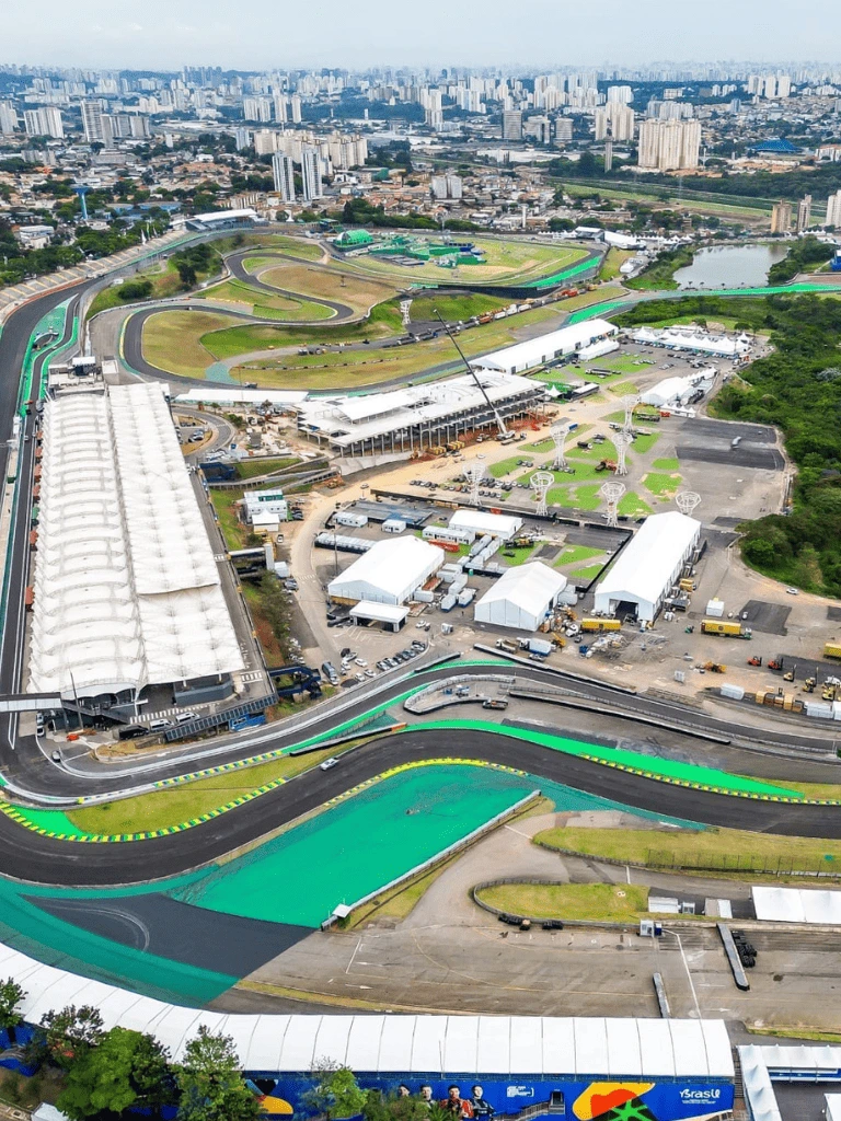 Autódromo José Carlos Pace em São Paulo durante o GP de Fórmula 1