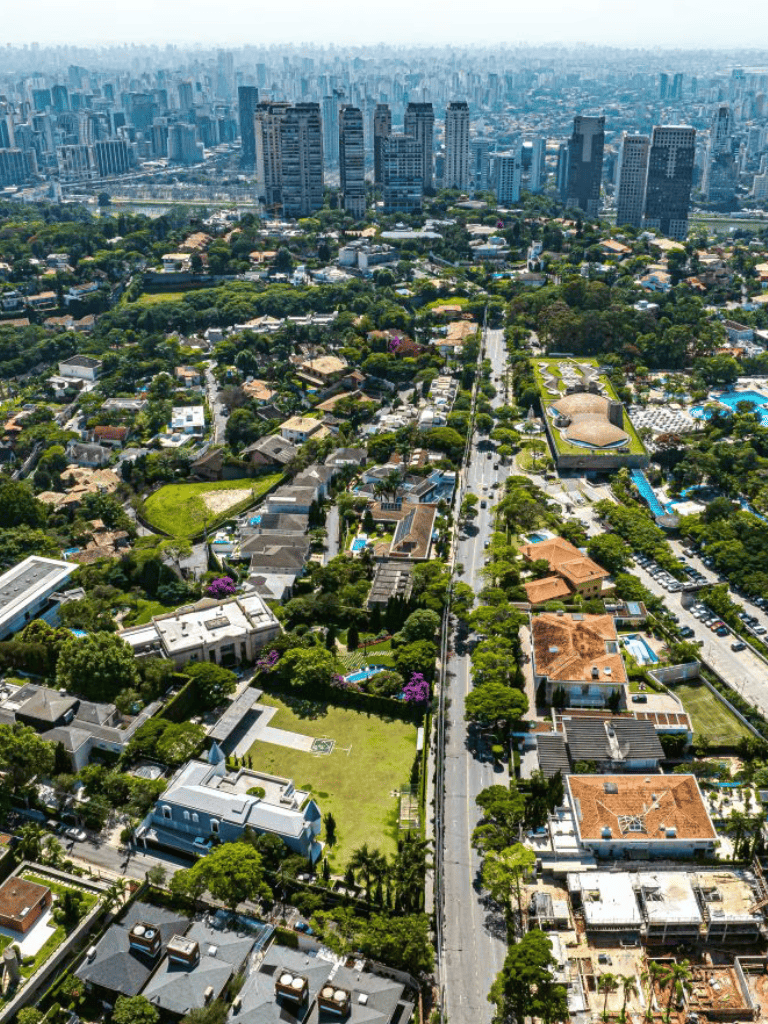 Bairro Jardim Guedala em São Paulo com área residencial nobre no Morumbi
