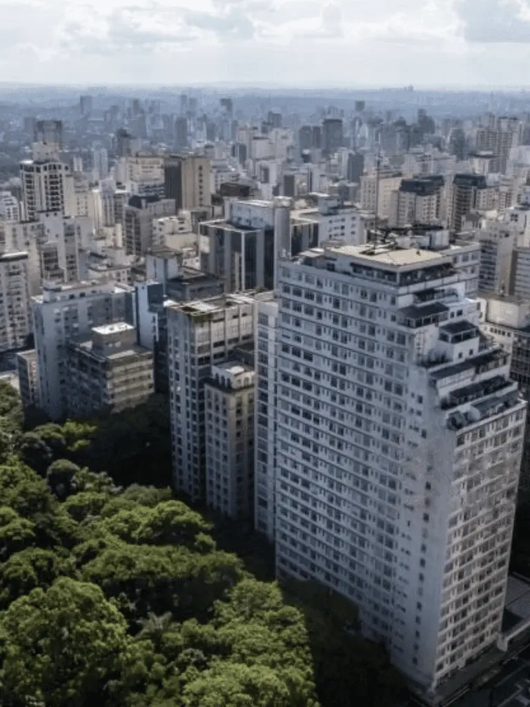 Bairro Paraíso em São Paulo próximo à Avenida Paulista e ao Parque do Ibirapuera