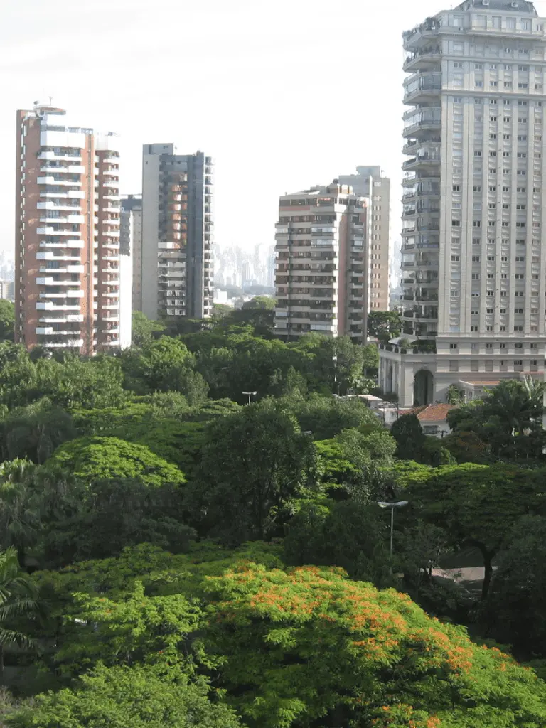 Bairro Vila Nova Conceição em São Paulo com área residencial nobre
