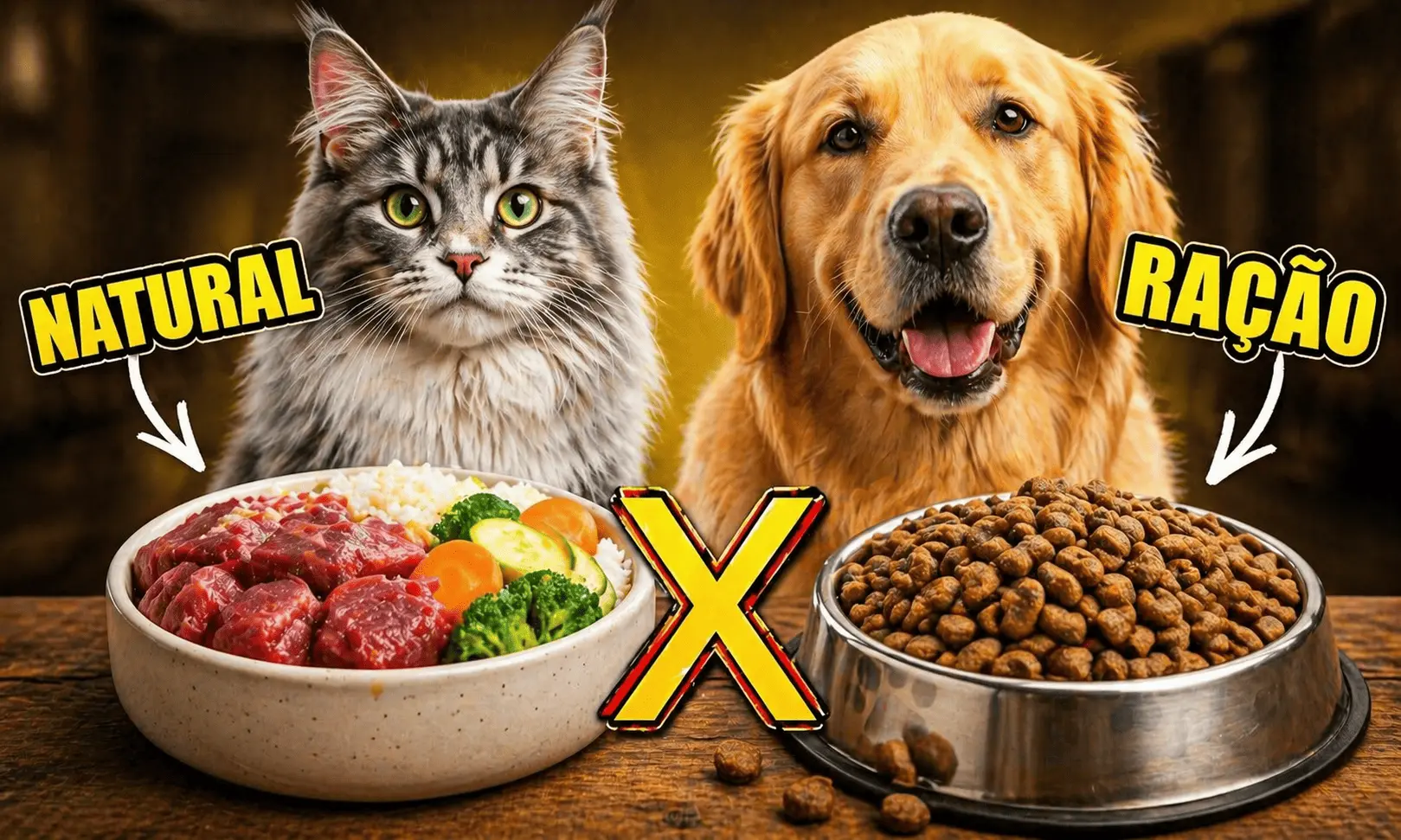 Alimentação Natural ou Ração: Qual a Melhor Opção?